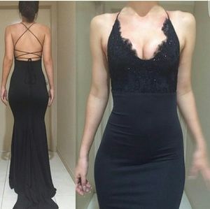 Black prom dress