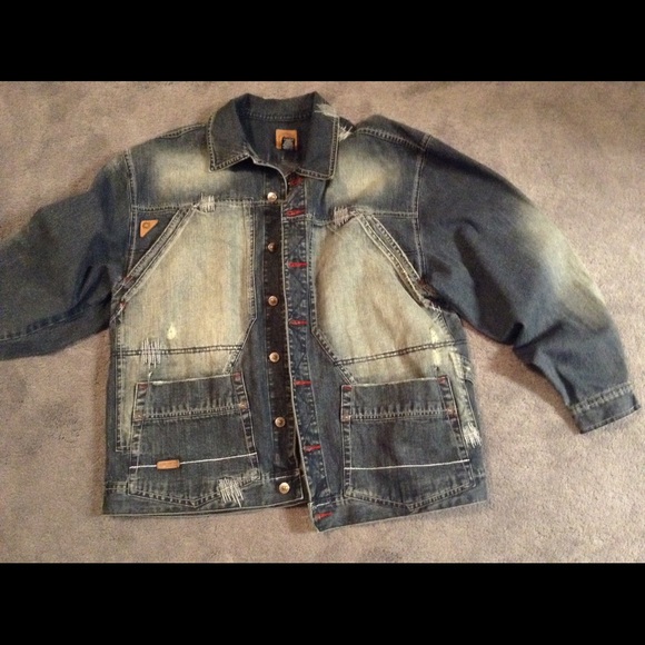 Akademics Men's Jean Jacket - Picture 2 of 2