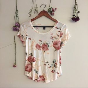 Floral forever 21 tee
