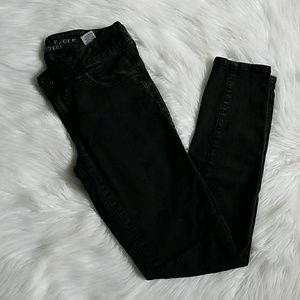 AEO (faded black) super skinny jeans
