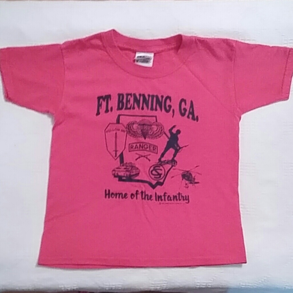 Little Girls"Home of the Infantry" T-shirt