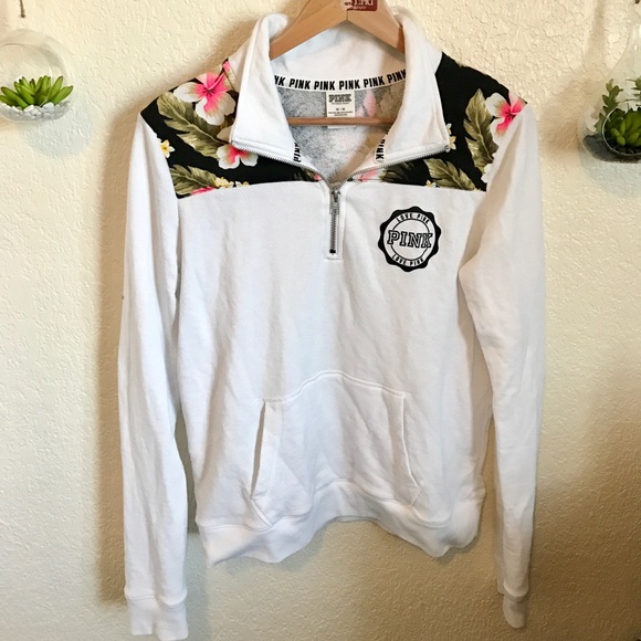 PINK Victoria's Secret Tops - PINK Half Zip