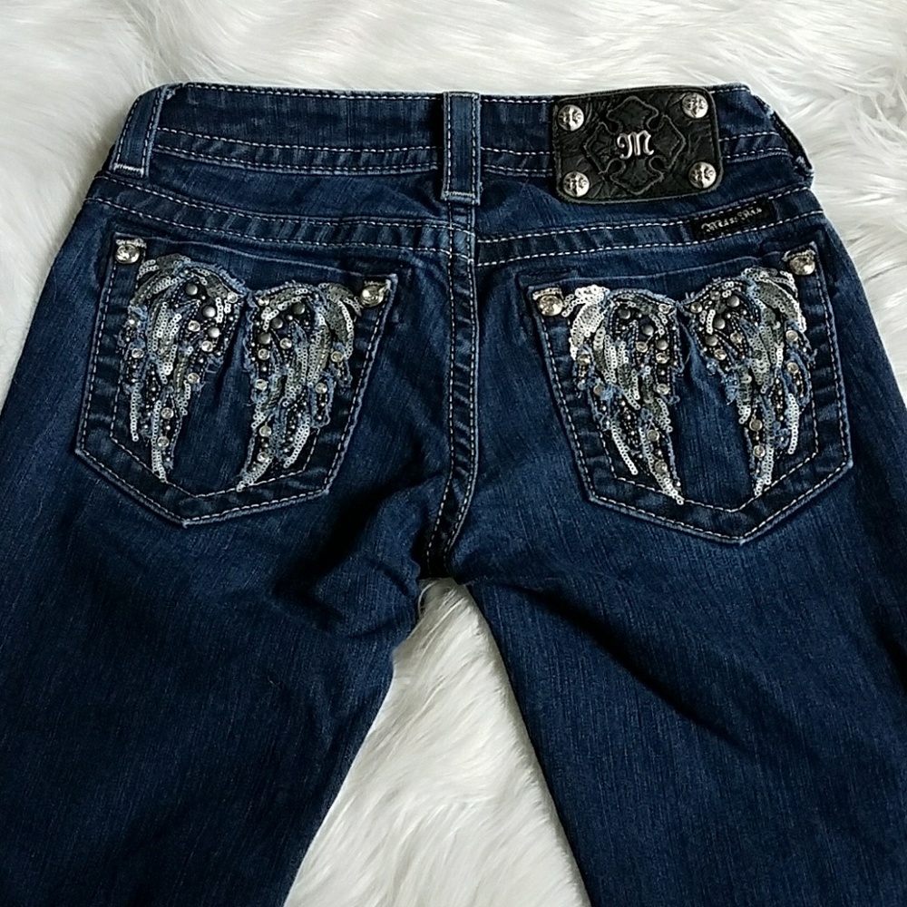Miss Me angel wings jeans