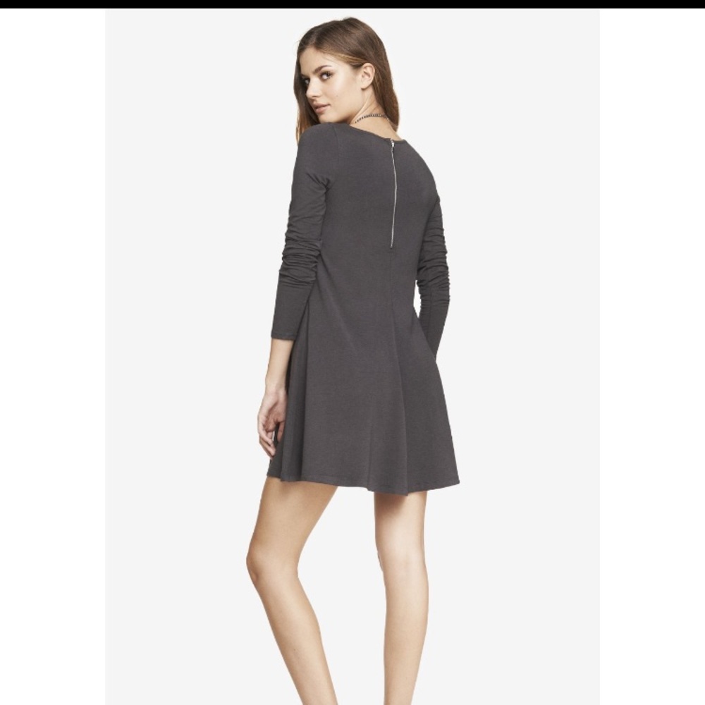 Gray Express trapeze dress