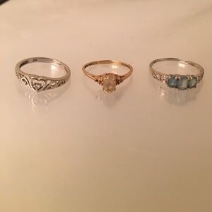 Various SOLID GOLD Rings