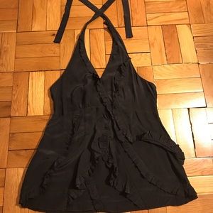 BCBG Max Arzia silk halter top