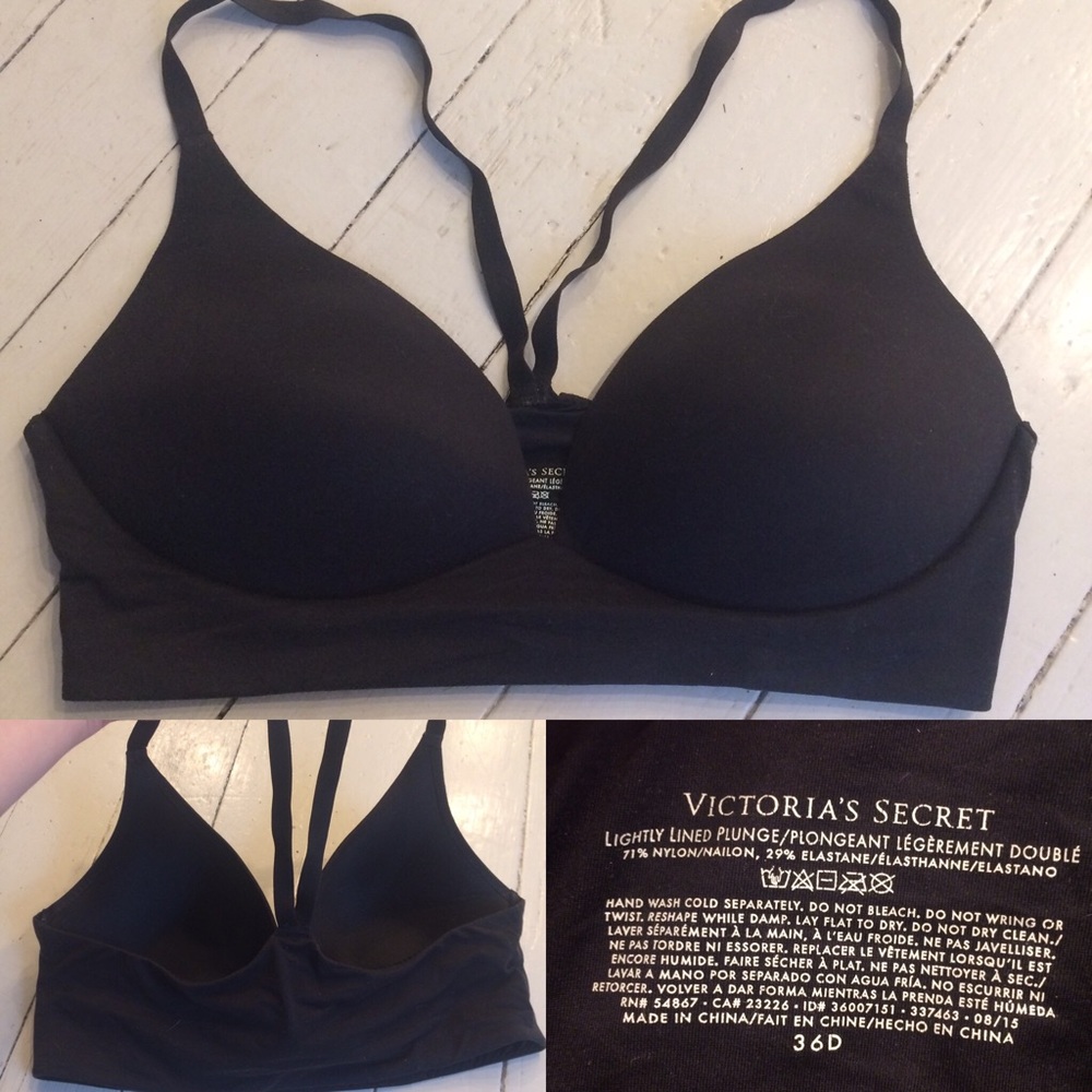 Victoria's Secret bra black size 36D
