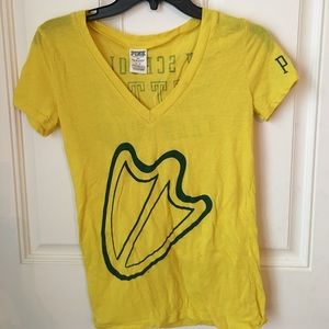 Victoria Secret Pink Oregon Ducks top small S