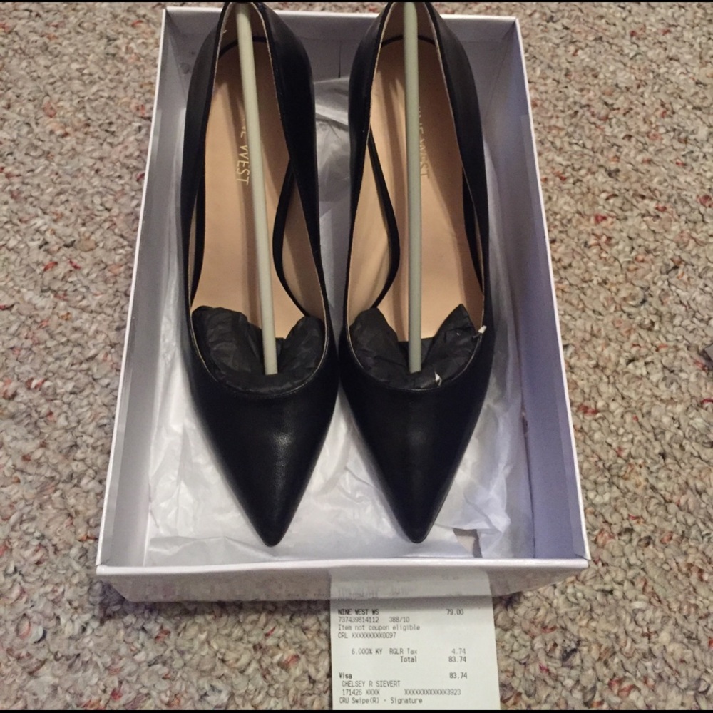Black Nine West Pumps size 8