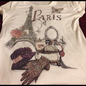 White Paris T Shirt.