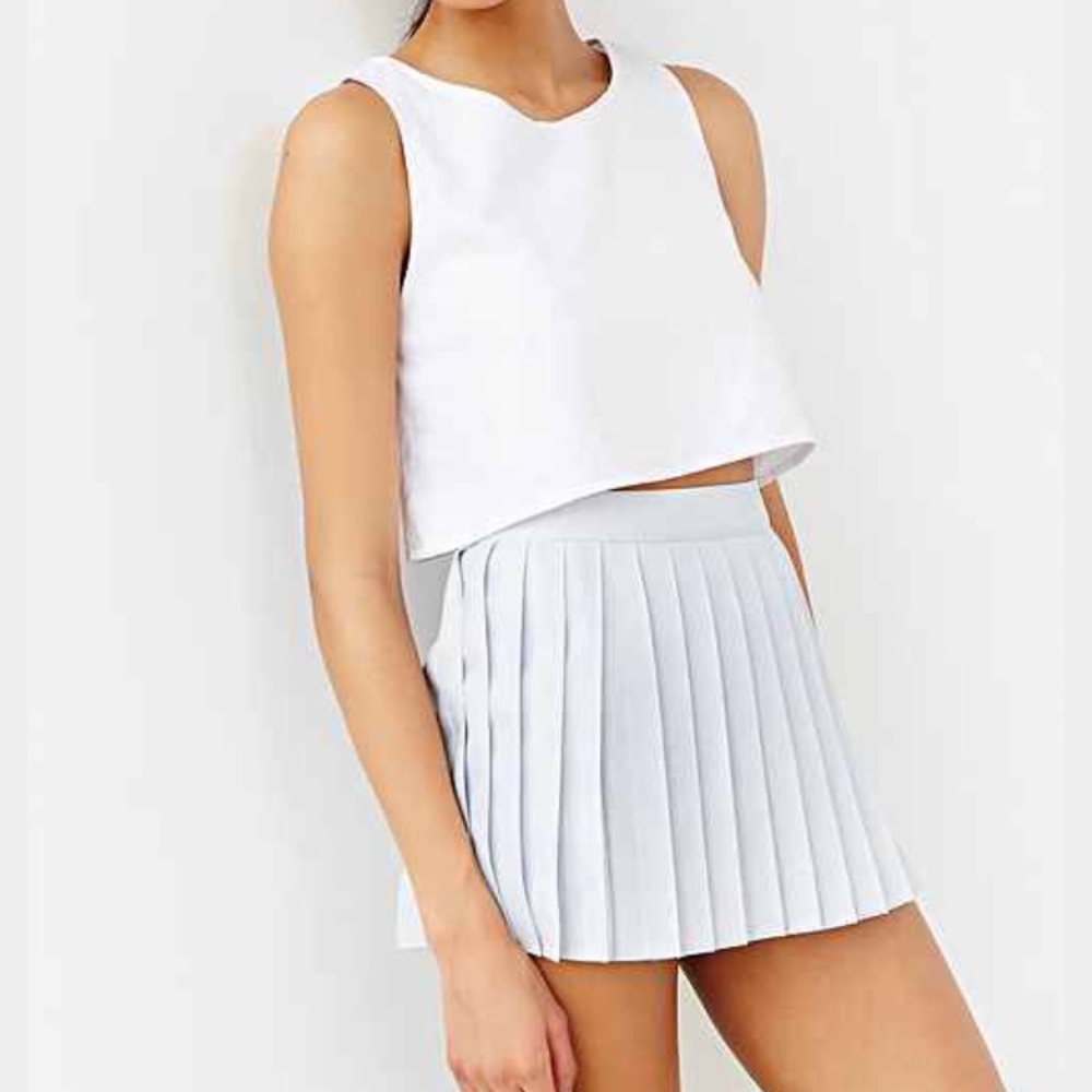 Silence & Noise Eloise pleated tennis skort