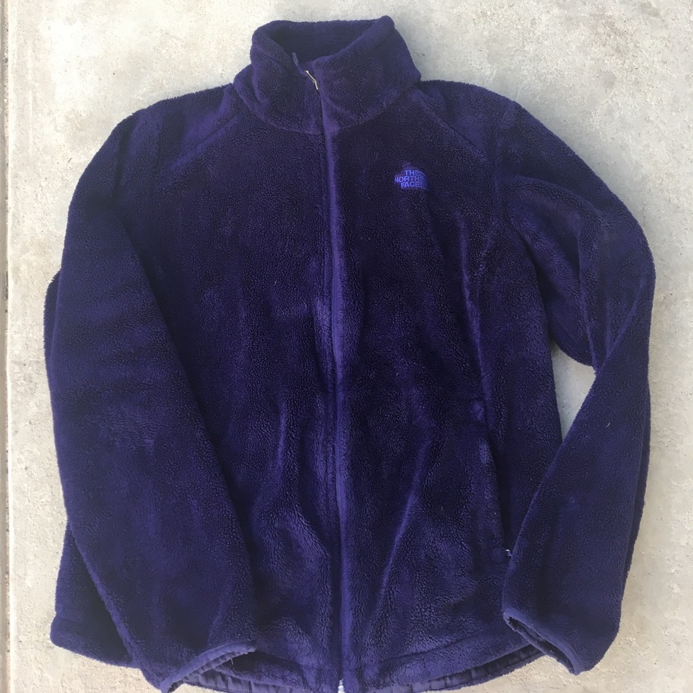 Purple North face sweater