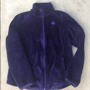 Purple North face sweater