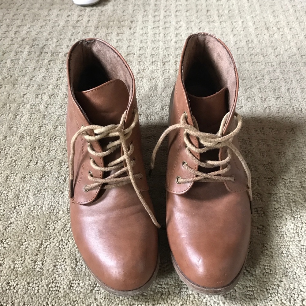 Faux Leather Booties