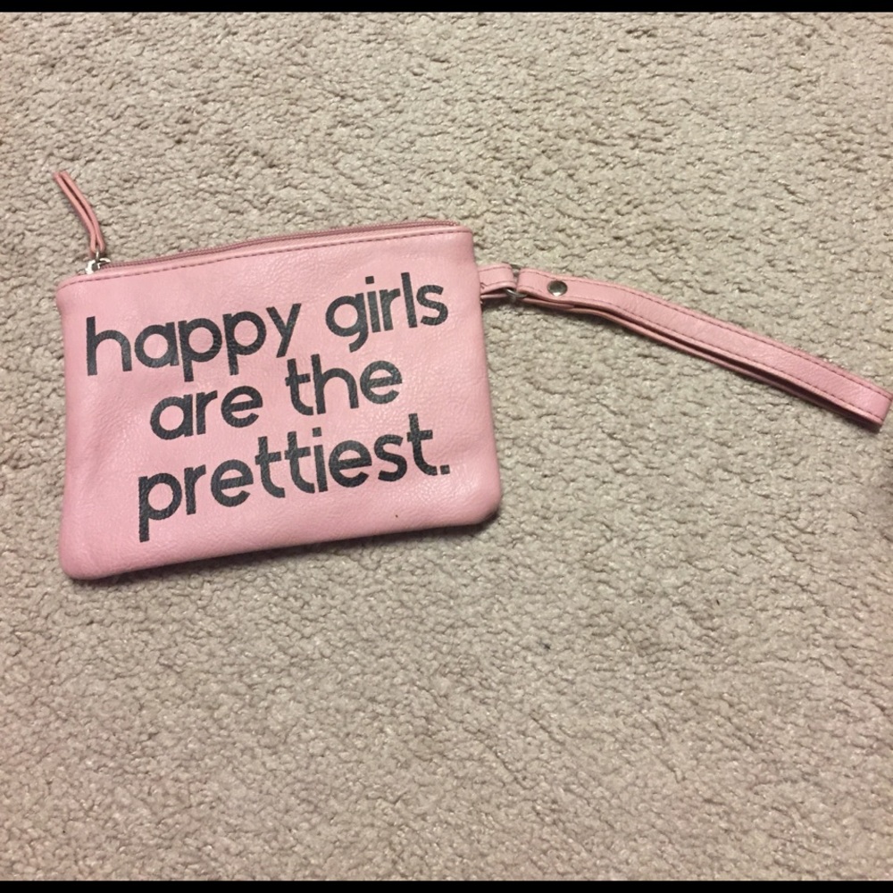Pink Wrist Wallet/Clutch/Purse