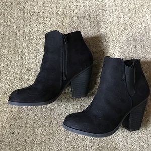 Faux Suede Booties