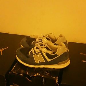 Blue suede new balance 574
