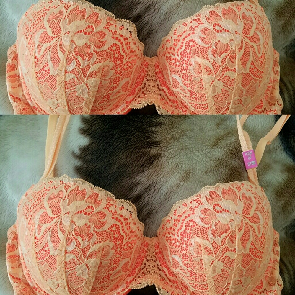 Victoria's Secret Pink: Date push up lace bra