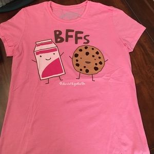 Pink David & Goliath Luxury T-shirt