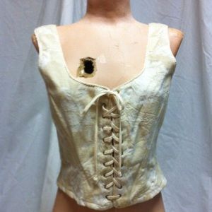 Cream colored corset