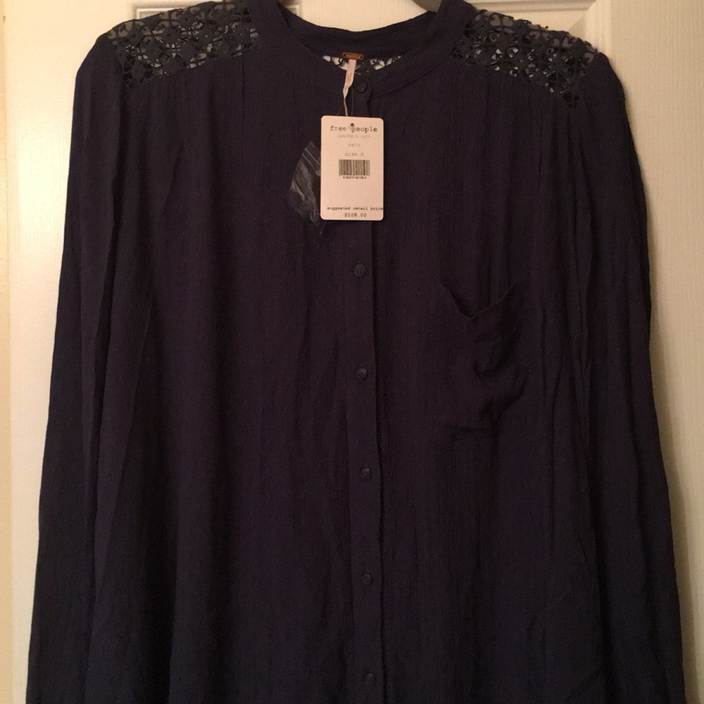 🎉HP🎉 Free People Button Down" - Picture 5 of 8