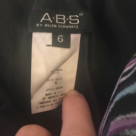 ABS by Allen Schwartz size 6 formal dress - Picture 3 of 8