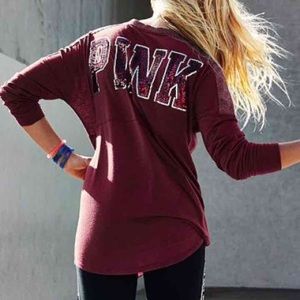 VS Bling Maroon Crew