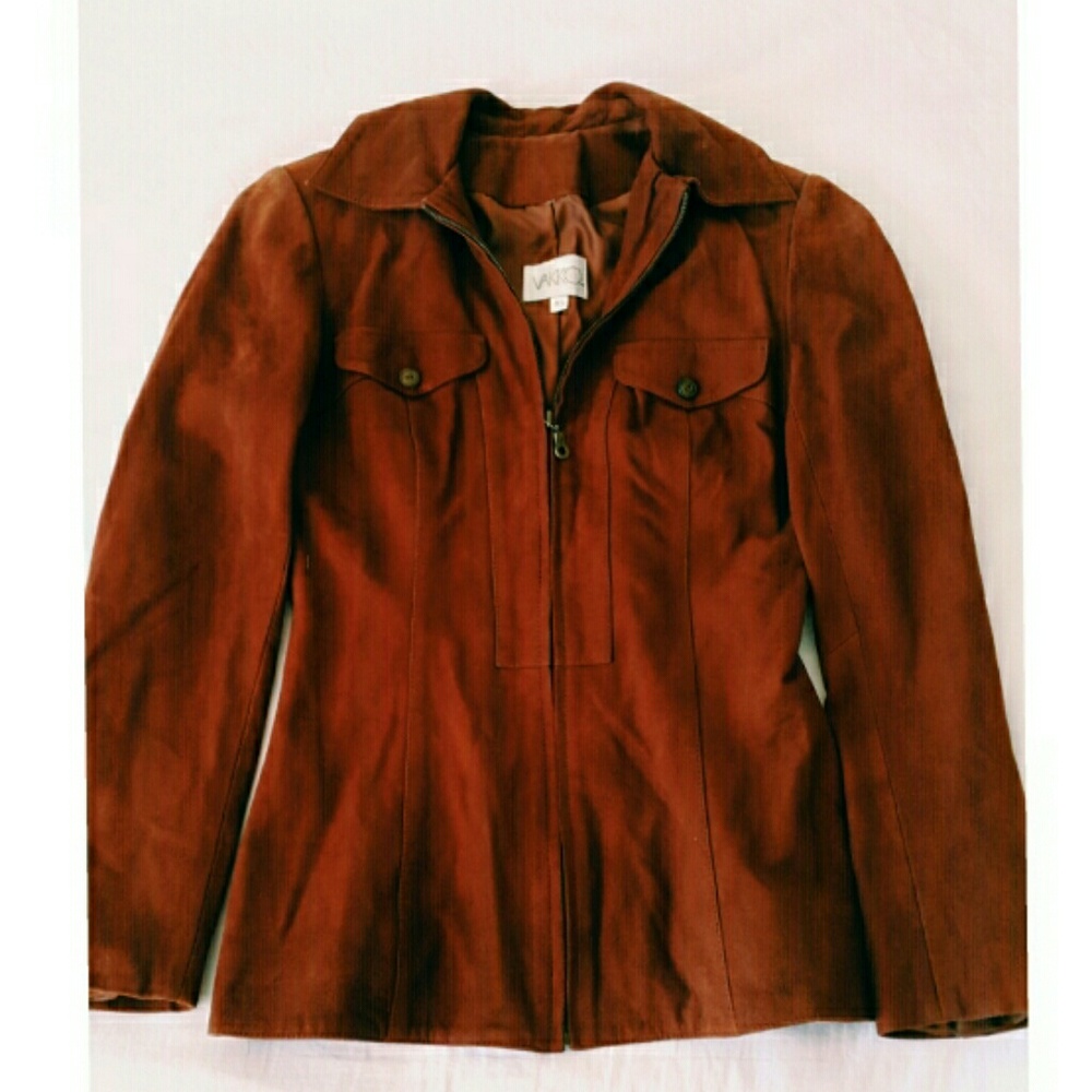Vakko Suede Jacket NWT