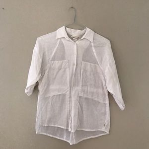 Billabong white button up