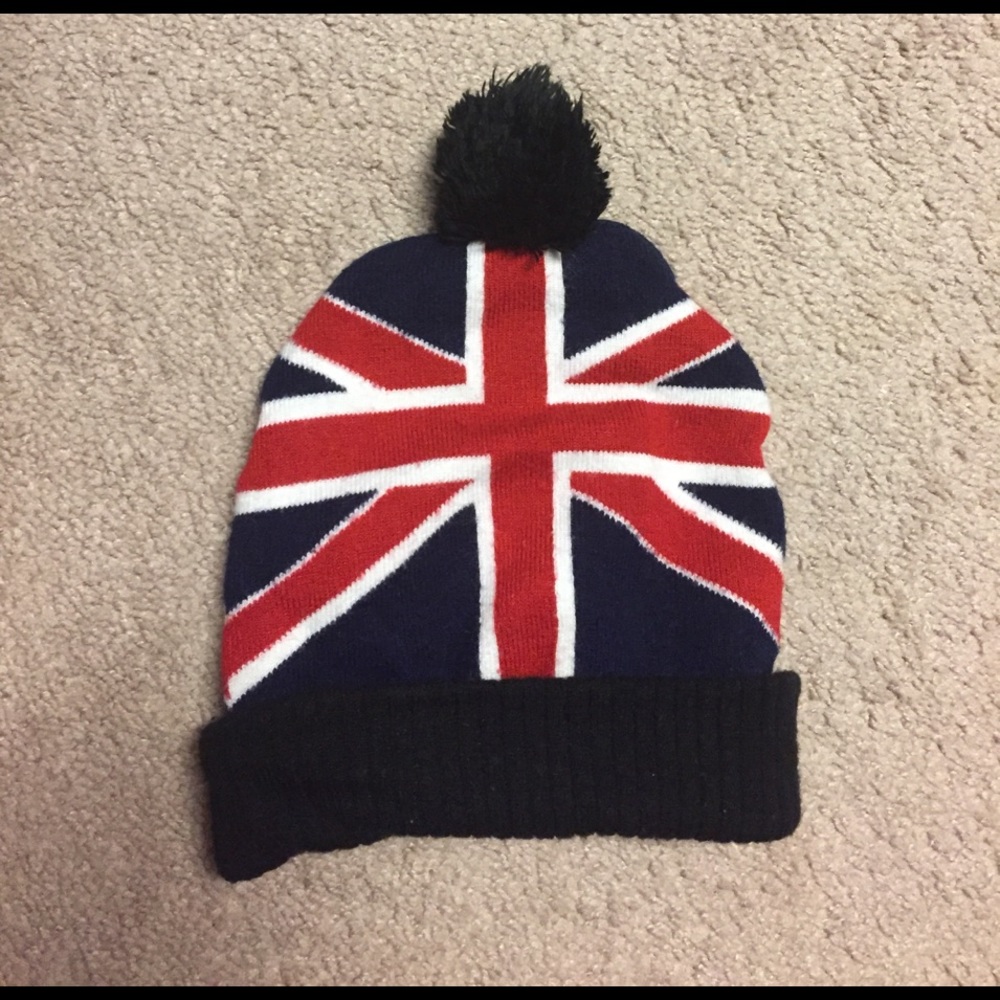 Girls/Boys London Flag Beanie