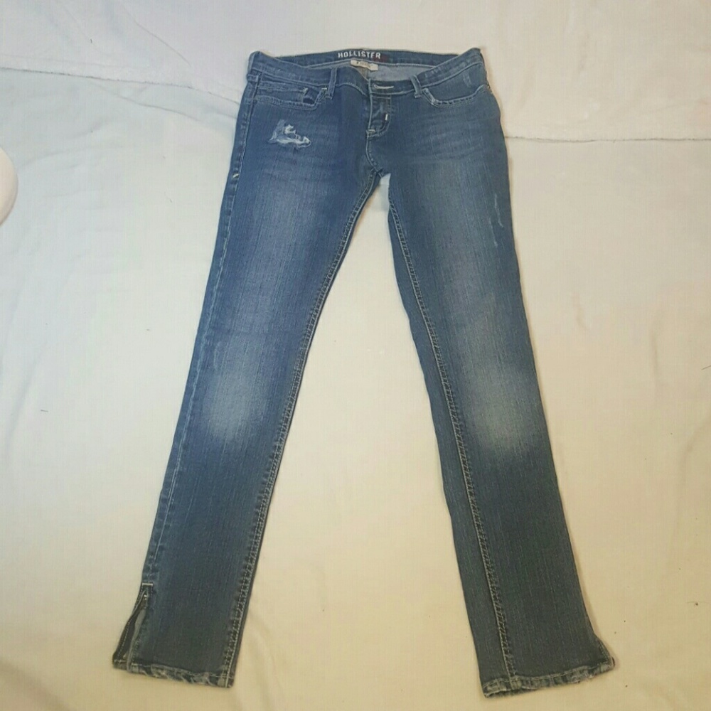 Semi- Destroyed Hollister Jeans
