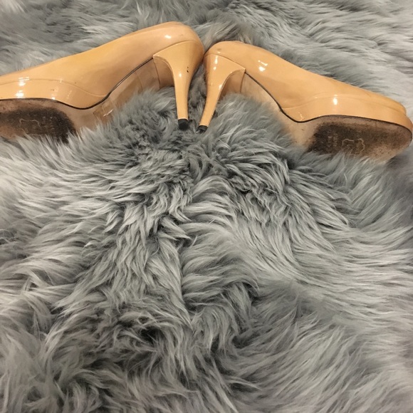 Stuart Weitzman nude open toe platform pump - Picture 3 of 3