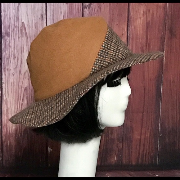 Wool tweed Fedora Hat - Picture 2 of 5