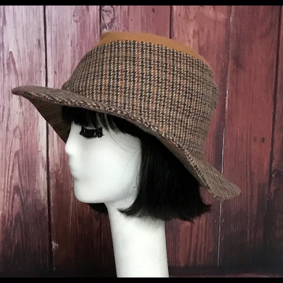 Wool tweed Fedora Hat - Picture 3 of 5