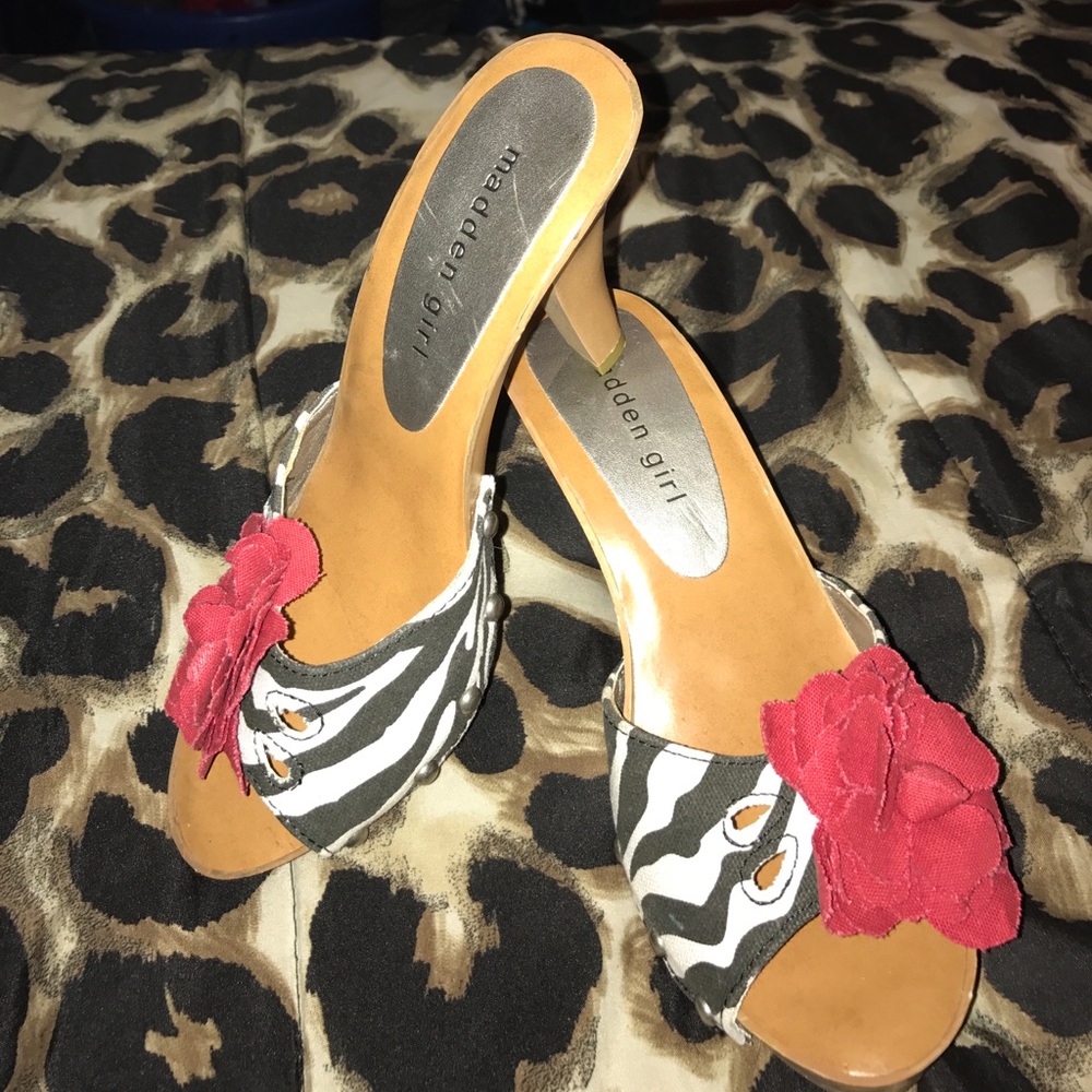 Zebra Heels Never Worn!