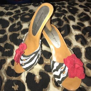 Zebra Heels Never Worn!