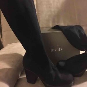 🌹sold 🌹Chunky heel thigh high platform boot