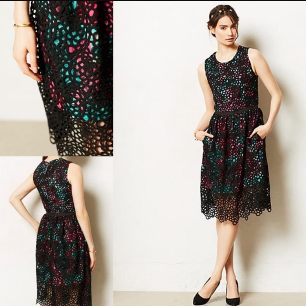 Anthro Wolven Terrance Sheath Dress