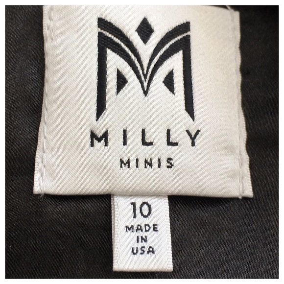 Milly Mini Black sparkle polkadot dress - Picture 4 of 7