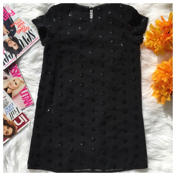 Milly Mini Black sparkle polkadot dress - Picture 7 of 7