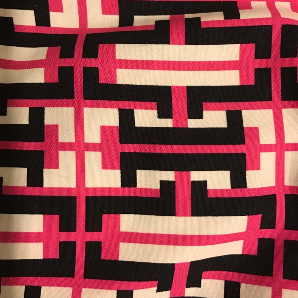 Geometric, Banana Rebublic stretch pencil skirt