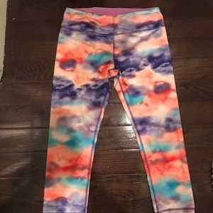 Tie dye workout leggings
