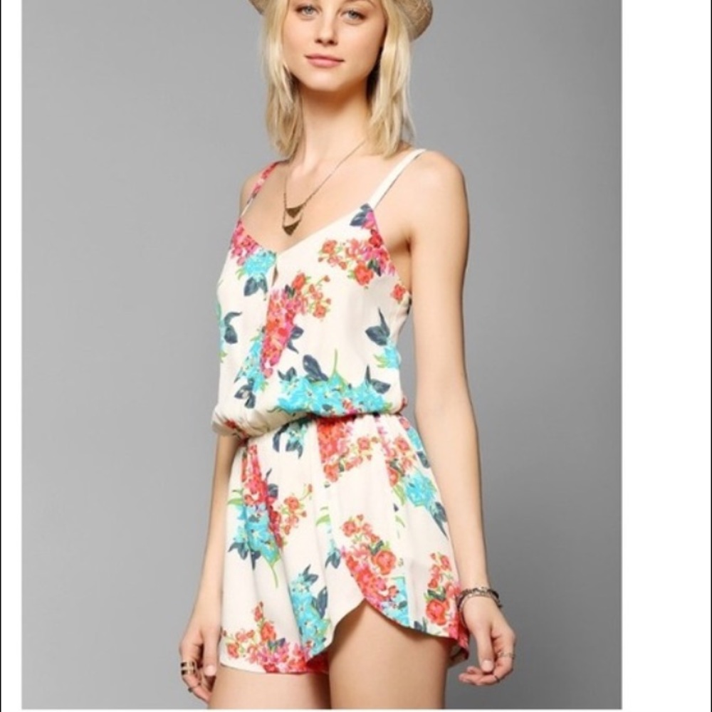 Lucca Couture Tulip leg Floral Romper