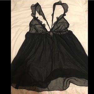 BRAND NEW Victoria's Secret Babydoll Lingerie Sz L