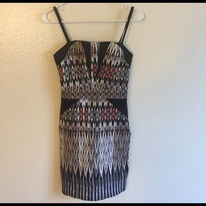 Bebe Aztec Print Dress