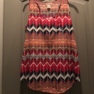 Cute patterned tank top