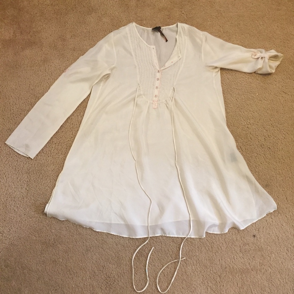 A Common Thread Silk Tunic Dress - Picture 5 of 9