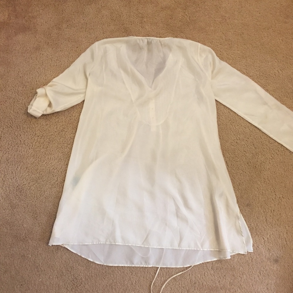 A Common Thread Silk Tunic Dress - Picture 6 of 9