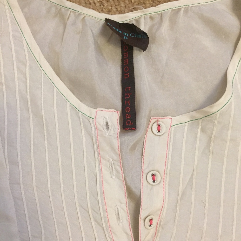 A Common Thread Silk Tunic Dress - Picture 7 of 9