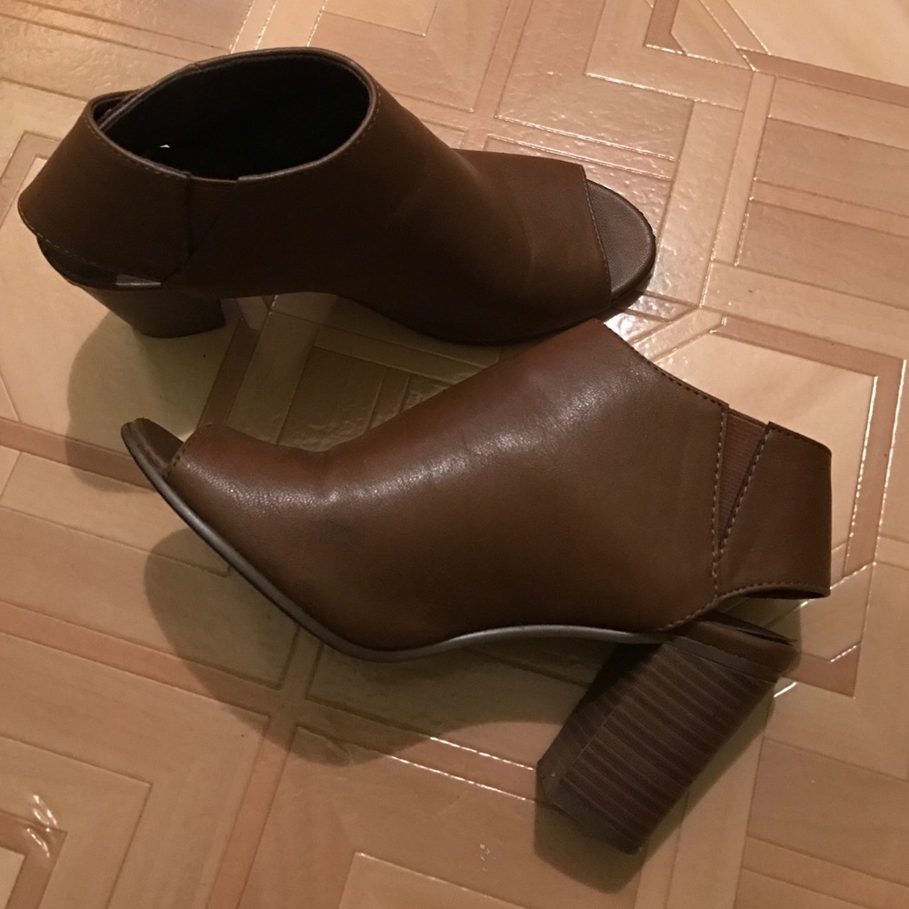 Brown booties
